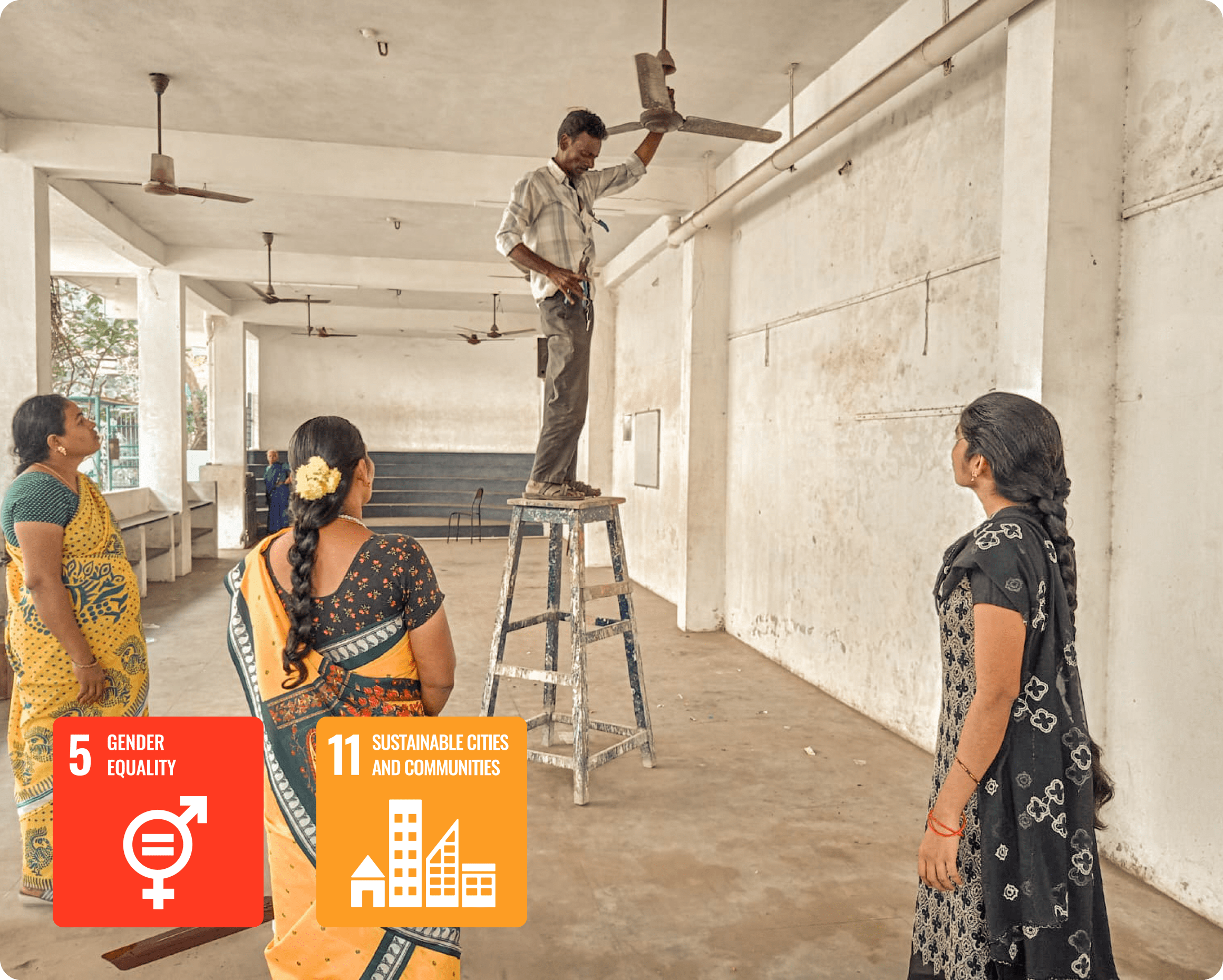 Community school in Tamil Nadu, India